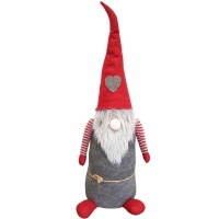 The Nordic Collection Nordic Tomte Nisse Gnome Xmas Santa Christmas Decor Ornament XXL 82cm Photo