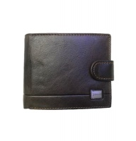 Men's Smart Design Genuine Leather Brown Wallet Photo