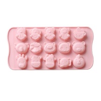 iKids 15 Animal Baby Food DIY Silicone Mold for Chocolate Candy Gummy Photo