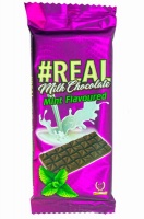 #RealL Milk Chocolate - Mint Flavoured - 12 x 85g Photo