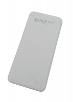 NESTY High Capacity Power Bank - 10000mAh - White Photo