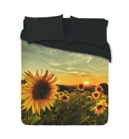 Imaginate Decor - Bright Sun Rise Sunflower Duvet Cover Set Photo