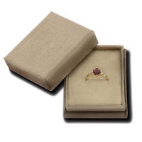 Shimansky 14KY Clover Shape Garnet Fancy Gem Solitaire Ring Photo