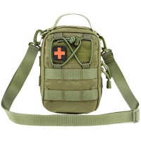 Outdoor Survival Tactical Molle Utility EDC Tool Waist Pack - Green Photo