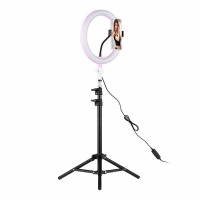 12" LED Ring Fill Light With Stand & Mobile Phone Holder - 30cm Photo