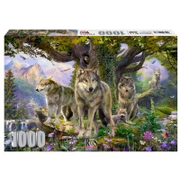 RGS Group Wolf Pack 1000 Piece Jigsaw Puzzle Photo