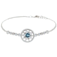 Civetta Spark Demi bracelet with Swarovski Aquamarine crystal Photo