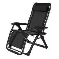 IMIX FC 001 Black Fold-Able Deck Chair Photo