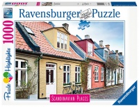 Ravensburger 1000 Piece Puzzles-Scandinavian Houses Aarhus Denmark Photo