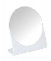 WENKO - Cosmetic Mirror17Cm Dia - Macron Model - White Photo