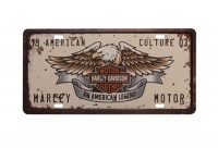 DeBlequy Aankopen - Harley - Retro Vintage Metal Wall Plate Photo