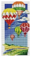 Cross stitch kit- Balloons Photo
