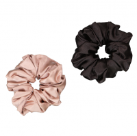 Dear Deer Super Sized Scrunchies - Black and Rose Gold Pack of 2 Photo