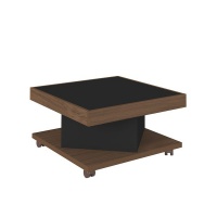 Click Furniture Saara Coffee Table Walnut-Black Photo