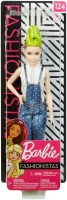 Barbie Fashionistas Doll 124 with Green Striped Mohawk Photo