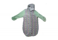 Mongolian Fleece Baby and Toddler Sleeping Bag with Mittens-Rockets Photo