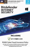 Bitdefender Internet Security 3 User 1 Year Photo