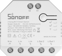 Sonoff DualR3 Dual Relay Two Way Power Metering Smart Switch Photo