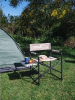 Campground Classic Directors Chair With Side Table Photo