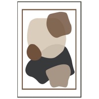 Carpet City Factory Shop Brown Pebbles Polyester Rug 160x230cm Photo