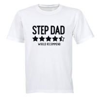 BuyAbility Step Dad - Would Recommend - Adults - T-Shirt Photo