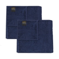 Glodina Marathon 550gsm Navy Snag Proof Bath Towels - Set of 2 Photo