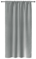 easyhome Black Out Kirsch Taped Curtain Grey Photo