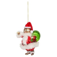 AK Glass Sloth With Sack Christmas Decoration Photo