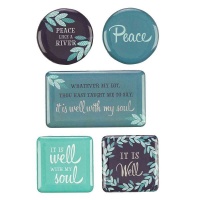 Christian Art Gifts Magnet Set It Is Well Photo