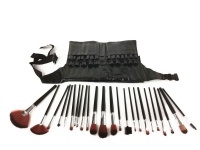 24 Professional Beauty Tools Makeup Brush Set With Wearing Strap Photo
