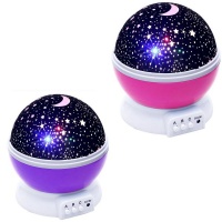 Star Master Night Light-Twin Pack -PinkPurple Photo