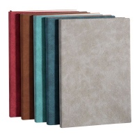 Mix Box PU Leather Cover A5 260 Pages Ruled Notebook-5 Pack Photo