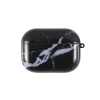 Apple Split Protective TPU Cover for AirPods Pro Case - Black Marble Photo