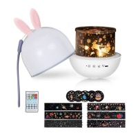BTR Star Night Light Projector 360 Degree Rotating with Remote Control- Rabbit Photo