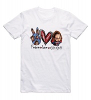 Horror T-Shirt: Peace-Love-Chucky Photo