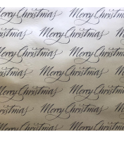 Christmas Wrapping Paper Gold ''Merry Christmas'' Photo