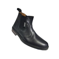 Wolf Rock Leather Boot Black Photo