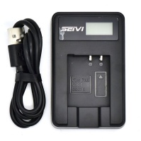 Seivi LCD USB Charger for Pentax SOO7 Battery Photo