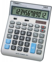Truly 960 - 12 Digit Desktop Calculator with Tax and Check & Correct Photo