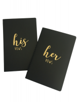 Love and Sparkles Love & Sparkles His & Her Wedding Vow notebook keepsakes Photo
