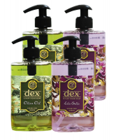 Dex Luxury Liquid Hand Soap - 2 Olive Oil and 2 Lila Bella - 4 x 500ml Photo