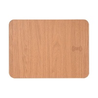 2" 1 Wireless Charger Mouse Pad - Brown Photo
