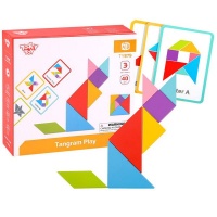 Tooky Toy Tangram Play Set with Activity Cards Photo