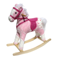 Peerless Kids Rocking Horse Pony Plush Toy - Princess Dreams Photo