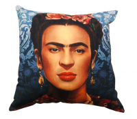 River Queen Creations Blue Frida Kahlo cushion - Inner included Photo
