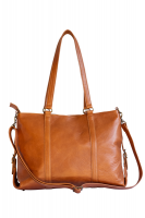 Mally Leather Bags Mally Bags Ladies Laptop Handbag in Toffee Photo