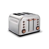 Morphy Richards 1800W 4 Slice Toaster - Accents Rose Gold Photo
