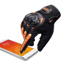 Volt It - High Strength Anti-Slip Touch Screen Motorcycle Racing Gloves Photo