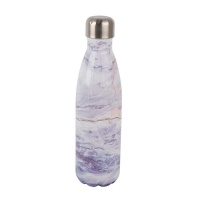 Leisure Quip Bagagio 500ml Stainless Steel Bottle Blue - Marble Photo