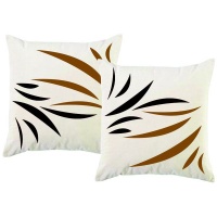 PepperSt - Scatter Cushion Cover Set - Leaves Earth Tones Photo